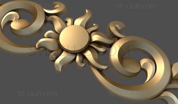 3D модель Солнечные завитки (STL)